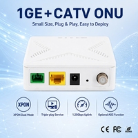 Wolck ONT XPON de Modo Dual 1GE+CATV Gigabit Vsol V2801D GPON EPON ONU Fibra Óptica para Solución de Red de TV FTTH