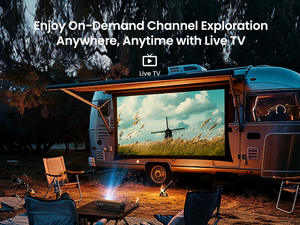 Hot Xu Hướng Jmgo Picoflix Xách Tay Chiếu Với Pin Có Thể Sạc Lại 450Asni Lumens Google TV 1080P 4K Hỗ Trợ <span class=keywords><strong>Mini</strong></span> Chiếu - Product Image 2