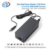 Adaptateur secteur de bureau certifié CE FCC GS, OEM ODM, tension personnalisée, prise DC, alimentation AC/DC pour éclairage LED, moniteur, équipement
