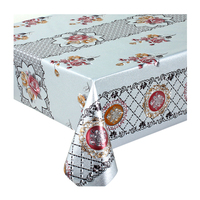 Nappe de table imperméable en polyester pvc 3D gaufré, usine de luxe