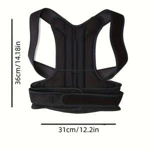 Soporte Lumbar Ajustable de Malla y Elástico que Promueve la Postura y la Salud de la Columna Lumbar - Product Image 4