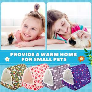 Winter Hamster Supplies Winter Christmas Cotton Beds Hamster Cotton Bed - Product Image 6