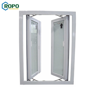 Ventana Abatible de PVC de Alta Calidad con Doble Acristalamiento para Edificios AS2047, <span class=keywords><strong>Ropo</strong></span> Fuzhou - Product Image 4