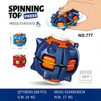 Échantillon Gratuit : Ornement de Bureau Anti-Stress à Pression Rotative – Balle Fidget Personnalisable Multicolore pour Décoration