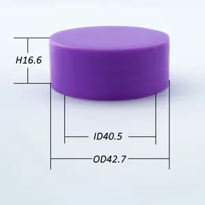 Guaranteed Quality 40/410 Screw Top Cap Smooth/matte/ribbed PP Jar Cap Cream Jars Lids