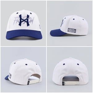 OEM ODM Hersteller Premium Maßgefertigte 5-Panel Rahmenmütze Gebogener Schirm 3D Stickerei Logo Strukturierte Zweifarbige Baseballkappe Sport Team - Product Image 2