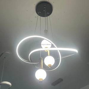 Đèn chùm trang trí nội thất cao cấp Luxury Lustre <span class=keywords><strong>Fancy</strong></span> Lamparas 85W ba màu 165-265V, kiểu dáng đèn thả trần năm 2025 - Product Image 4