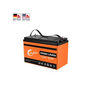 优质欧盟美国库存磷酸铁锂电池 12V 50Ah 100ah 200ah 300ah 400Ah 太阳能储能电池 - Product Image 1