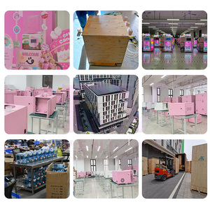 Mini <strong>Cotton</strong> <strong>Candy</strong> Vending Automatic <strong>Sugar</strong> Box High Efficiency Low Cost School Playground - Product Image 6