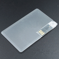 Grosir MP-001 pabrikan kartu bank transparan Stik USB plastik bagus kartu kredit putar kunci Web usb