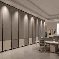 Cloison acoustique mobile insonorisée OEM, panneau coulissant pliable en MDF pour bureau, hôtel, salle de banquet, salle de conférence