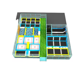 <span class=keywords><strong>Petit</strong></span> ou grand parc de <span class=keywords><strong>trampoline</strong></span> d'affaires <span class=keywords><strong>rectangulaire</strong></span> personnalisé avec aire de jeux intérieure nouveau jeu - Product Image 5