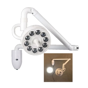 <span class=keywords><strong>Lampe</strong></span> d'examen à col de cygne en aluminium électrique <span class=keywords><strong>LED</strong></span> 30W murale, petit dôme, 30000Lux, lampes d'examen médicales vétérinaires et gynécologiques - Product Image 1