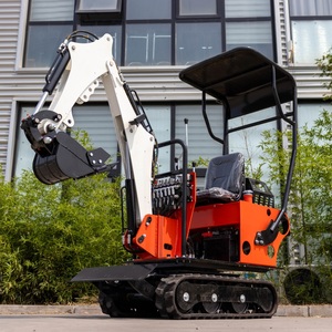 Suministro de 800 kg para Miniexcavadora HT08, Profundidad de Excavación de 1300 mm, Excavadora Compacta con Caja de Cambios, PLC y Rastrillo - Product Image 3
