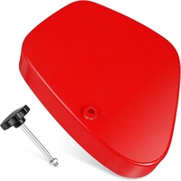 83600-459-910ZA Couvercle de boîte de batterie rouge droit pour Honda CT110 1980-1986 CT90 1969-1979 CA105T 1963-1965 Trail 55