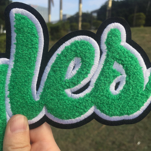 Parches de Chenilla Bordados Personalizados de Alta Calidad Aplique para <span class=keywords><strong>Ropa</strong></span> Logotipo de <span class=keywords><strong>Marca</strong></span> Termoadhesivo Logo del Equipo Philadelphia Eagles de la NFL - Product Image 3