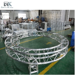 Customized Aluminum Portable Modular Truss System for Stage <b>Lighting</b> Circle-Shape Event Stage <b>DJ</b> Booth - Product Image 2