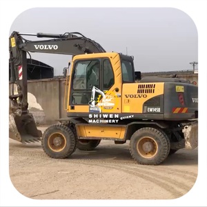 Excavadora de ruedas <span class=keywords><strong>Volvo</strong></span> usada ew145b ew140 <span class=keywords><strong>ew130</strong></span> ew205d excavadora de ruedas <span class=keywords><strong>Volvo</strong></span> 170 pintura original buen rendimiento - Product Image 1
