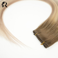 Extensions de cheveux vierges chinois doublement étirés pour tissage Genius, 100 % cheveux humains, sans couture, toutes couleurs