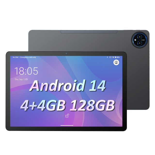 Chinese Manufacturer 8g+128g Android Tablet PC 5MP + 8MP 1280*800 IPS HD Display Tablets Bulk in Store