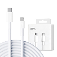 KABEL USB-C PD 20W Tipe-c 20W 12W Kabel Pengisian Cepat Kualitas Original untuk Ponsel 14 13 12