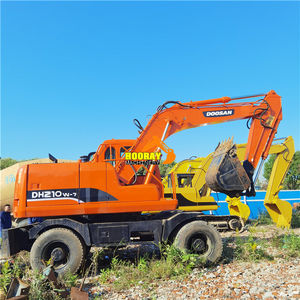 Excavadora de ruedas DOOSAN de segunda mano, excavadora hidráulica de orugas de bajo precio, maquinaria de construcción de segunda mano de China, de segunda mano - Product Image 4