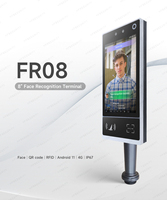 HFSecurity-cerradura de puerta de reconocimiento facial, Software de asistencia con Software, impermeable, IP67, Android 11, FR08