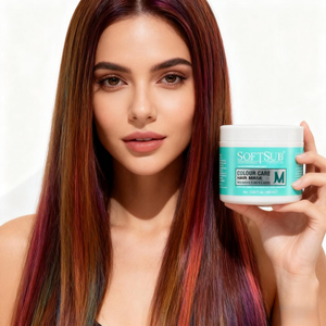 Mascarilla Capilar Profesional de 400 ml, Personalizada de Fábrica, Rica en Nutrientes, Cuidado del Color, Protección del Color para <span class=keywords><strong>Cabello</strong></span> Teñido, para Uso en Casa o Salón - Product Image 3