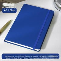 Carnet de notes personnalisé en cuir PU A5, couverture rigide, vente en gros de carnets d'écriture