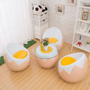 Fiberglass <b>Egg</b>-Shaped Children's Cartoon Reception Chair with Luxurious Design-Personalized Creative <b>Seat</b> - Product Image 1
