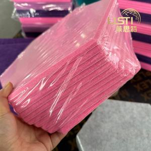 แผงอะคูสติกสีชมพูเทาหกเหลี่ยม-12แพ็คออกแบบ DIY ไอเดียสำหรับสตูดิโอตกแต่งสำนักงานตัด<span class=keywords><strong>เสียง</strong></span>รบกวน - Product Image 3