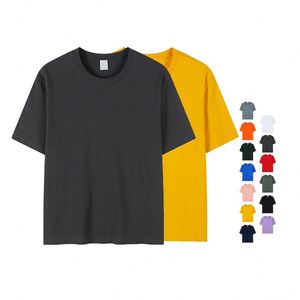 Custom Men's Unisex 100% Cotton Short Sleeve <b>T</b>-<b>Shirt</b> Eco-Friendly Embroidered Silk Screen Printing Logo Loose Casual Blank - Product Image 1