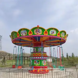 china factory cheap large outdoor amusement equipment flying chair swing ride for children and adults