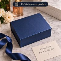 Boîtes rigides de luxe personnalisées, pliables, avec couvercle, emballage couleur sur mesure, aimant de réfrigérateur pour parfum, boîte cadeau magnétique XXL en carton