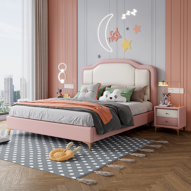 Pink-single bed