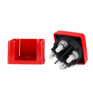 สวิตช์แบตเตอรี่แบบวงจรคู่ 12-48V ป้องกันการจุดระเบิดสีแดง สำหรับระบบไฟฟ้าเรือยอชท์และรถบ้าน - Product Image 2