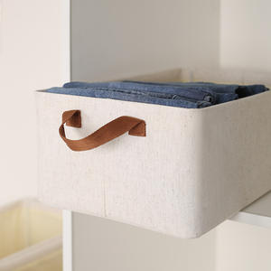 Organisateur de vêtements Tianshan moderne en <span class=keywords><strong>tissu</strong></span> épais de coton et de lin avec cadre en acier robuste <span class=keywords><strong>pour</strong></span> armoire et tiroir - Product Image 3