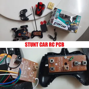 Phone Control Electronic Toy Circuit Board OEM 2.4G Stunt Car PCB Integrated Switch And Charging Port