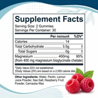 Gummies de glycinate de magnésium à marque privée pour le sommeil et le soutien musculaire, santé des articulations, complément complexe de magnésium