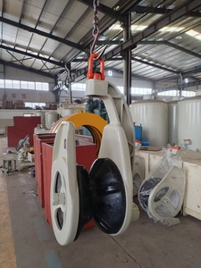 Winche Hidráulico Marino <span class=keywords><strong>Songhai</strong></span> de Alta Calidad y Durabilidad, con Red de Aluminio y Poliéster, para Barcos de Pesca, con Bloque de Potencia, Polea y Pistón - Product Image 5