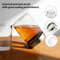 Ensemble de pots à épices hermétiques en verre borosilicate écologique avec couvercle sans BPA, compatibles micro-ondes, durables et empilables