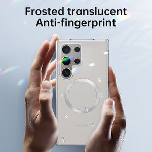 جراب بإطار معدني من الألومنيوم لهاتف Samsung Galaxy S25 Ultra وS24 Ultra، حماية من الدرجة العسكرية مع غطاء خلفي صلب من البولي كربونات، جراب مغناطيسي - Product Image 5