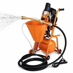 Equipo Portátil de Pulverización de Mortero para Obras de Construcción, Bomba de Tornillo <span class=keywords><strong>con</strong></span> Motor sin Escobillas, Herramienta de Enlucido de Paredes <span class=keywords><strong>con</strong></span> Control Digital - Product Image 1