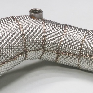 Exhaust Downpipe 89-76mm Reducing Diameter Straight Heat Shield Pipe for Audi RS4 RS5 B9 2019-2022 2.9T - Product Image 3