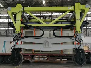 Chariot à portique à roues personnalisé avec entraînement par moteur ou hydraulique, <span class=keywords><strong>grue</strong></span> à conteneurs à pneus, 30t, 40 tonnes, 60 tonnes, 80 tonnes - Product Image 4