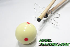 Portable Transparent Snooker Pool Cue Stick Moosehead Étagère Supports Clair Amovible Slip-On Acrylique Billard Pont Tête - Product Image 2