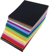 Feutre coloré en gros du fabricant, tissu non tissé aiguilleté de 1 à 5 mm pour la décoration de la maternelle