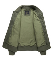 Blouson aviateur vintage style américain pour homme - Nouvelle collection Printemps/Automne 2025 - Blouson de baseball tendance de marque