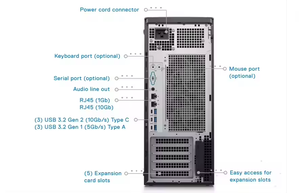เวิร์กสเตชันกราฟิกประสิทธิภาพสูง T7960 AI Xeon W9-3495X 128G 1T โซลิดสเตท+4T RTXA4000-16G เวิร์กสเตชัน T7960 - Product Image 6