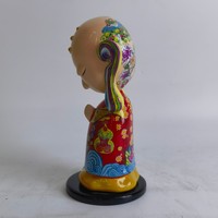 Hochwertige Maßgefertigte Umweltfreundliche Harz-Figur: Buddhistische Reise in den Westen, Tang-Mönch Sammlerstück, Geschenk, Heimdekoration